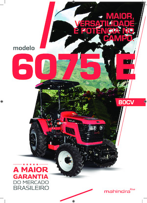 Трактори 4WD (задвиждане на четирите колела) Mahindra 6075E