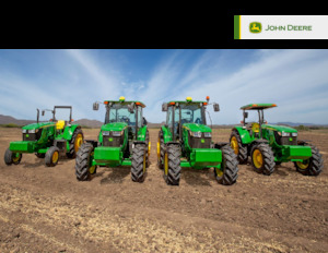 Трактори 4WD (задвиждане на четирите колела) John Deere 6100E