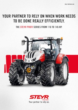 Трактори 4WD (задвиждане на четирите колела) Steyr 6145 Profi