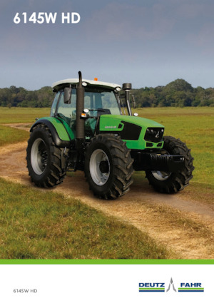 Трактори 4WD (задвиждане на четирите колела) DEUTZ-FAHR 6145W HD