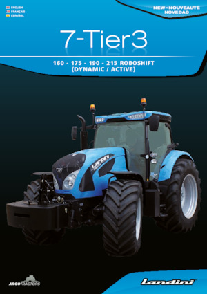 Трактори 4WD (задвиждане на четирите колела) Landini 7-160 Roboshift