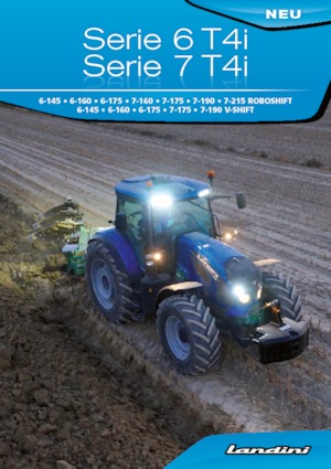 Трактори 4WD (задвиждане на четирите колела) Landini 7-175