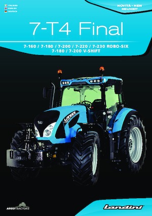 Трактори 4WD (задвиждане на четирите колела) Landini 7-180 Robo-Six