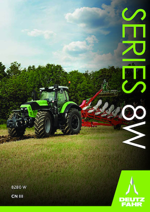 Трактори 4WD (задвиждане на четирите колела) DEUTZ-FAHR 8280W