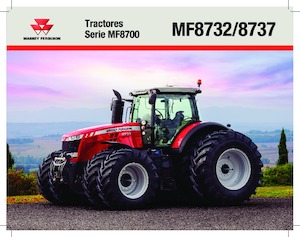 Трактори 4WD (задвиждане на четирите колела) Massey Ferguson 8732	