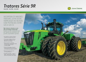 Трактори 4WD (задвиждане на четирите колела) John Deere 9520R