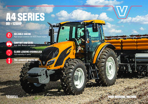 Трактори 4WD (задвиждане на четирите колела) Valtra A104