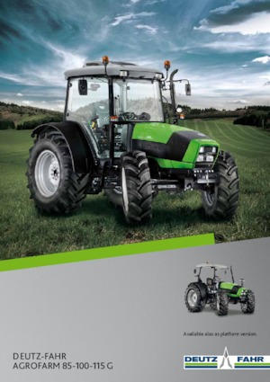 Трактори 4WD (задвиждане на четирите колела) DEUTZ-FAHR Agrofarm 100 G