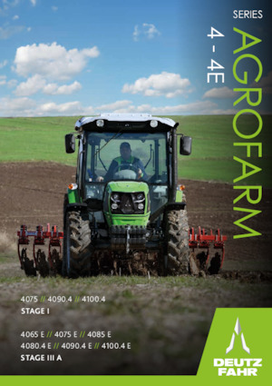 Трактори 4WD (задвиждане на четирите колела) DEUTZ-FAHR Agrofarm 4075 E