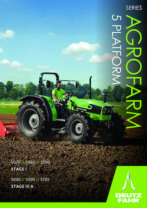 Трактори 4WD (задвиждане на четирите колела) DEUTZ-FAHR Agrofarm 5095