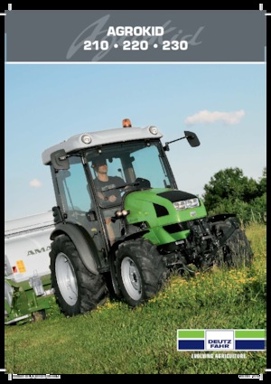 Трактори 4WD (задвиждане на четирите колела) DEUTZ-FAHR Agrokid 230 Basso
