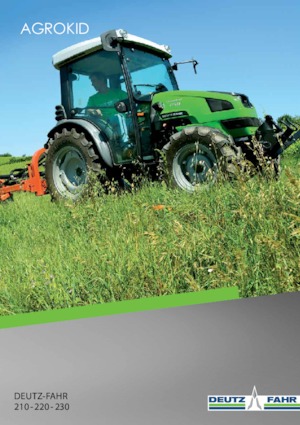 Трактори 4WD (задвиждане на четирите колела) DEUTZ-FAHR Agrokid 230 Basso
