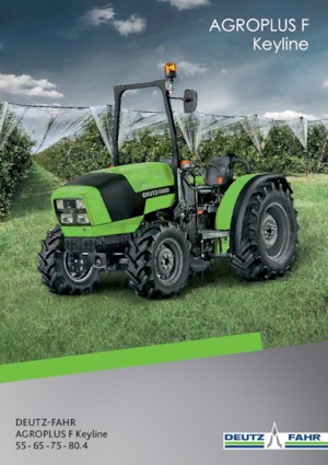 Трактори 4WD (задвиждане на четирите колела) DEUTZ-FAHR Agroplus F 80.4 Keyline