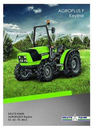 Трактори 4WD (задвиждане на четирите колела) DEUTZ-FAHR Agroplus F 80.4 Keyline