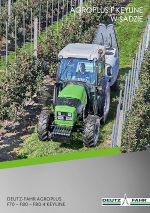 Трактори 4WD (задвиждане на четирите колела) DEUTZ-FAHR Agroplus F 70 Keyline 