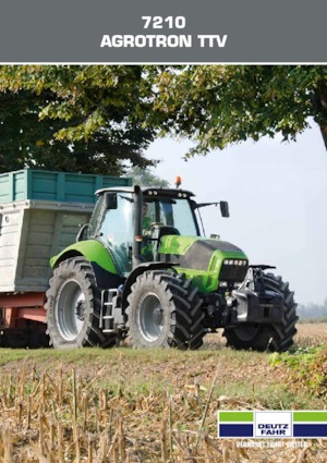 Трактори 4WD (задвиждане на четирите колела) DEUTZ-FAHR Agrotron 7210 TTV 