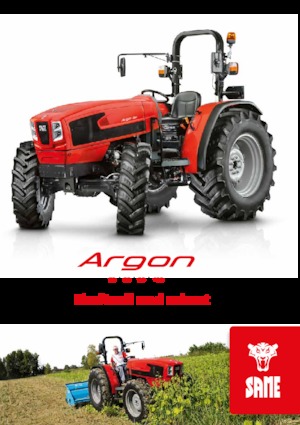 Трактори 4WD (задвиждане на четирите колела) SAME Argon 90 