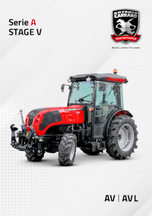 Трактори 4WD (задвиждане на четирите колела) Carraro AV 2.95 L