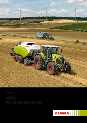 Трактори 4WD (задвиждане на четирите колела) Claas Axion 840