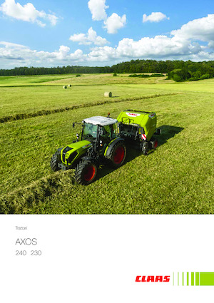 Трактори 4WD (задвиждане на четирите колела) Claas Axos 240  