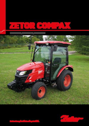 Трактори 4WD (задвиждане на четирите колела) Zetor Compax CL 25 NC