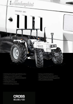 Трактори 4WD (задвиждане на четирите колела) Lamborghini Cross 75