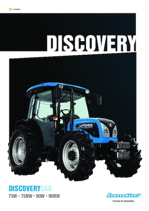 Трактори 4WD (задвиждане на четирите колела) Landini Discovery Cab 90BW
