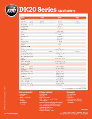 Трактори 4WD (задвиждане на четирите колела) Kioti DK5320SE HST