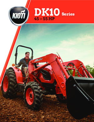 Трактори 4WD (задвиждане на четирите колела) Kioti DK5010 