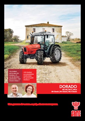 Трактори 4WD (задвиждане на четирите колела) SAME Dorado 80