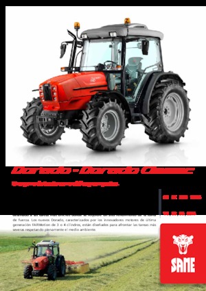 Трактори 4WD (задвиждане на четирите колела) SAME Dorado 90.4