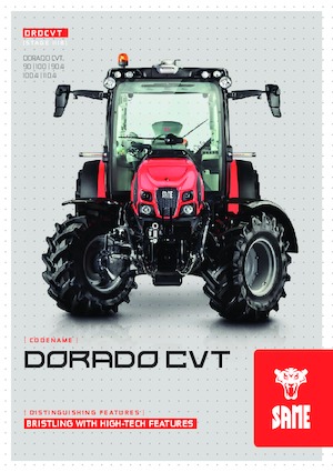 Трактори 4WD (задвиждане на четирите колела) SAME Dorado CVT 100.4 
