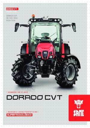 Трактори 4WD (задвиждане на четирите колела) SAME Dorado CVT 100.4 