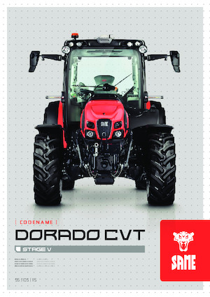 Трактори 4WD (задвиждане на четирите колела) SAME Dorado CVT 95 