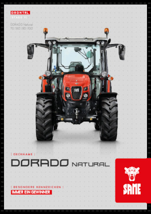 Трактори 4WD (задвиждане на четирите колела) SAME Dorado 100 Natural 