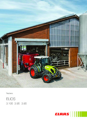 Трактори 4WD (задвиждане на четирите колела) Claas Elios 3.85 Trend