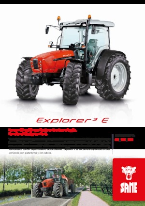 Трактори 4WD (задвиждане на четирите колела) SAME Explorer³ E 115