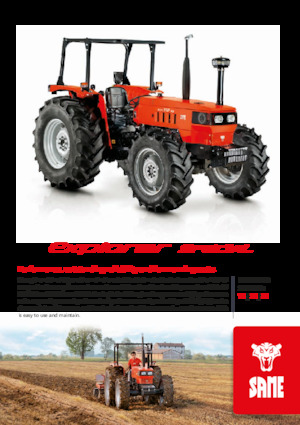 Трактори 4WD (задвиждане на четирите колела) SAME Explorer Special 75