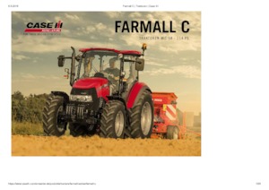 Трактори 4WD (задвиждане на четирите колела) Case IH Farmall 75 C Basis