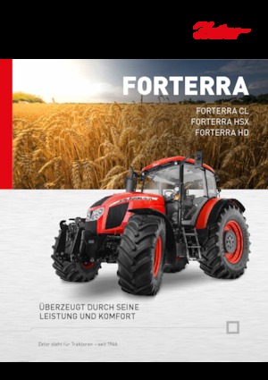 Трактори 4WD (задвиждане на четирите колела) Zetor Forterra 140 HD