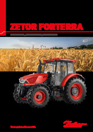 Трактори 4WD (задвиждане на четирите колела) Zetor Forterra CL 120