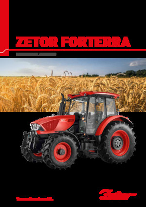 Трактори 4WD (задвиждане на четирите колела) Zetor Forterra CL 120