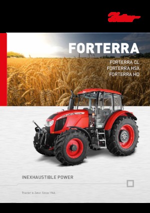 Трактори 4WD (задвиждане на четирите колела) Zetor Forterra CL 130