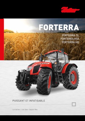 Трактори 4WD (задвиждане на четирите колела) Zetor Forterra CL 130