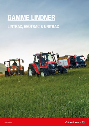 Трактори 4WD (задвиждане на четирите колела) Lindner Geotrac 104 ep