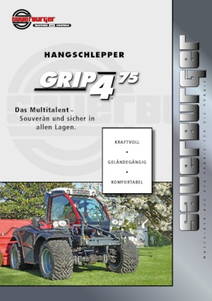 Трактори 4WD (задвиждане на четирите колела) Sauerburger GRIP 4-75 Premium