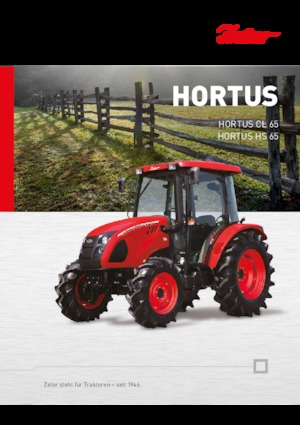 Трактори 4WD (задвиждане на четирите колела) Zetor Hortus HS 65