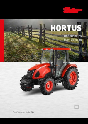Трактори 4WD (задвиждане на четирите колела) Zetor Hortus HS 65