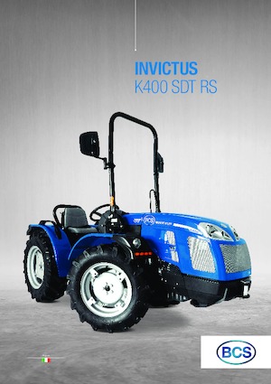 Трактори 4WD (задвиждане на четирите колела) BCS Invictus K400 SDT RS