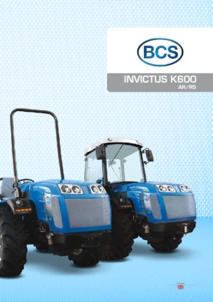 Трактори 4WD (задвиждане на четирите колела) BCS Invictus K600 RS